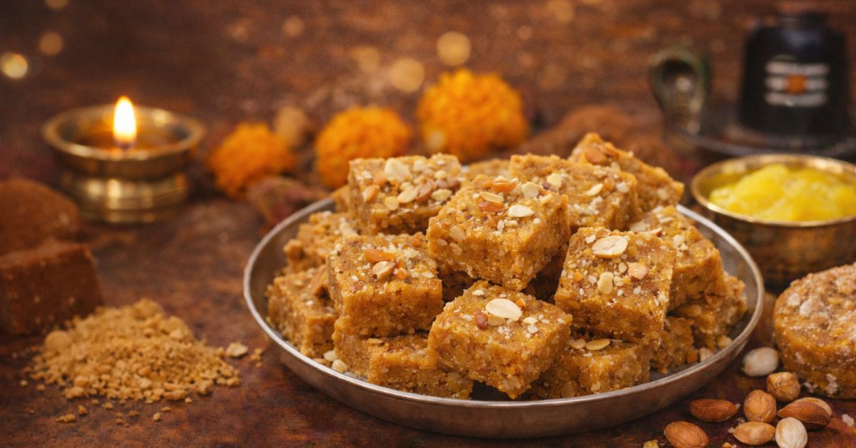 Shivaratri 2026 Special Sweet Recipe – Kadle Thabittu with Jaggery & Ghee