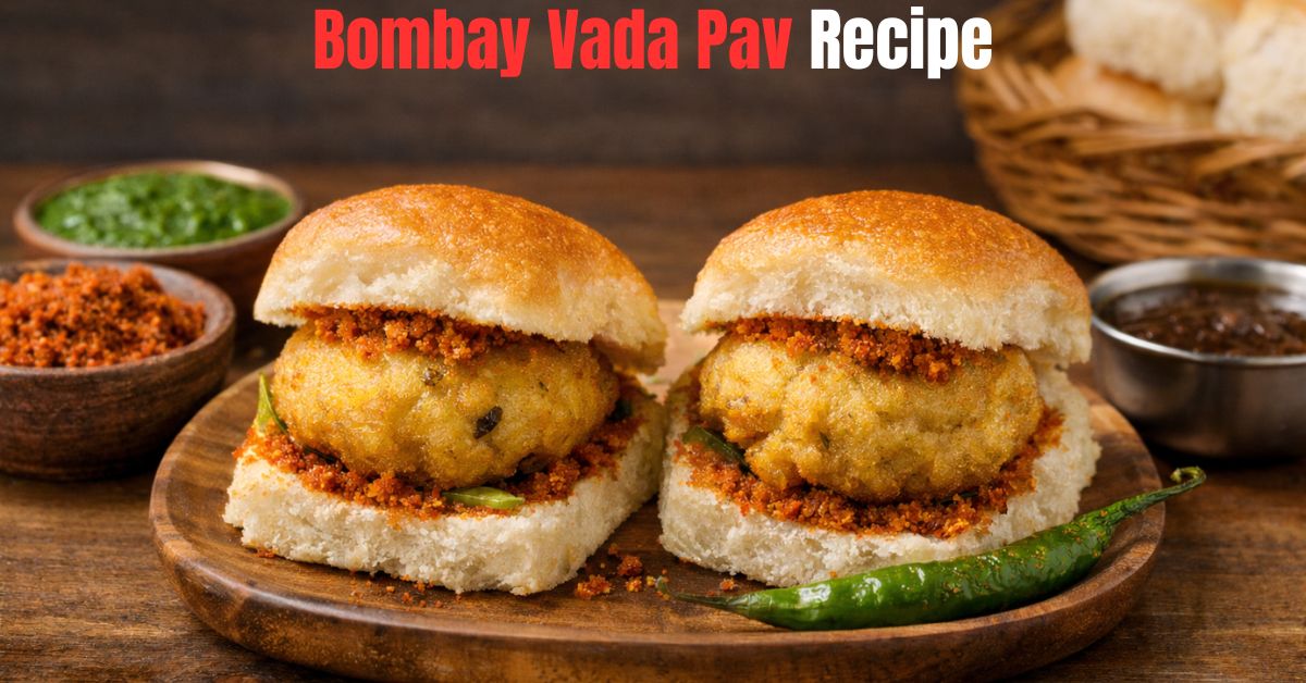 Bombay Vada Pav Recipe – Crispy Batata Vada with Spicy Garlic Chutney