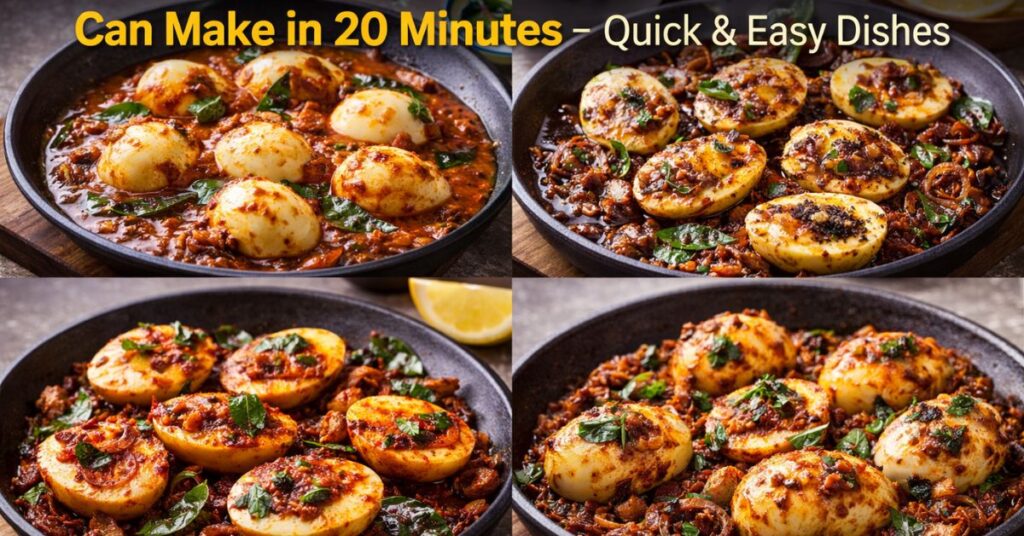 Indian Style Boiled Egg Recipes You Can Make in 20 Minutes – Quick & Easy Dishes 2026
