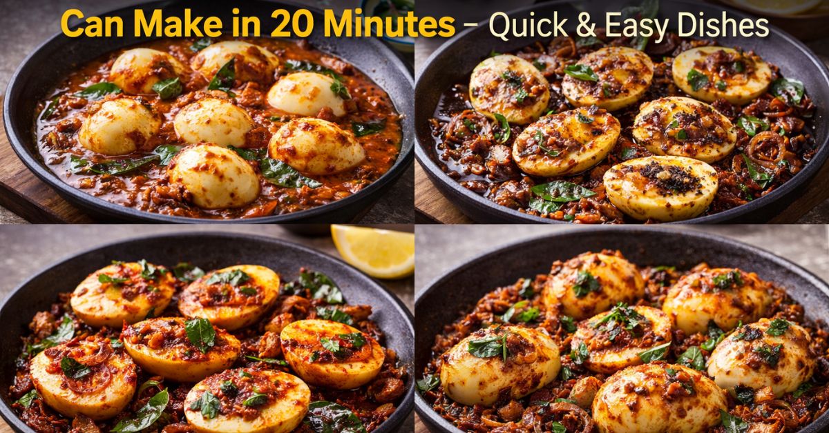 Indian Style Boiled Egg Recipes You Can Make in 20 Minutes – Quick & Easy Dishes 2026