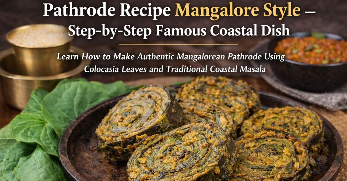 Pathrode Recipe Mangalore Style – Step-by-Step Famous Coastal Dish