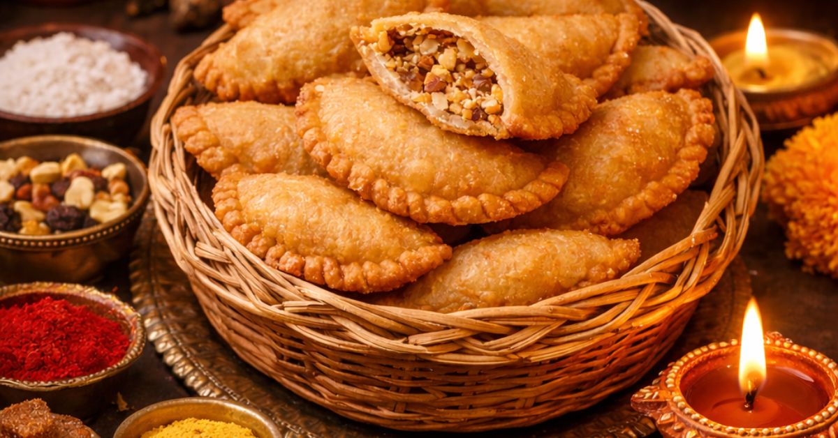 Deepavali Special Karji Recipe – Crispy Coconut Karanji for Diwali 2026