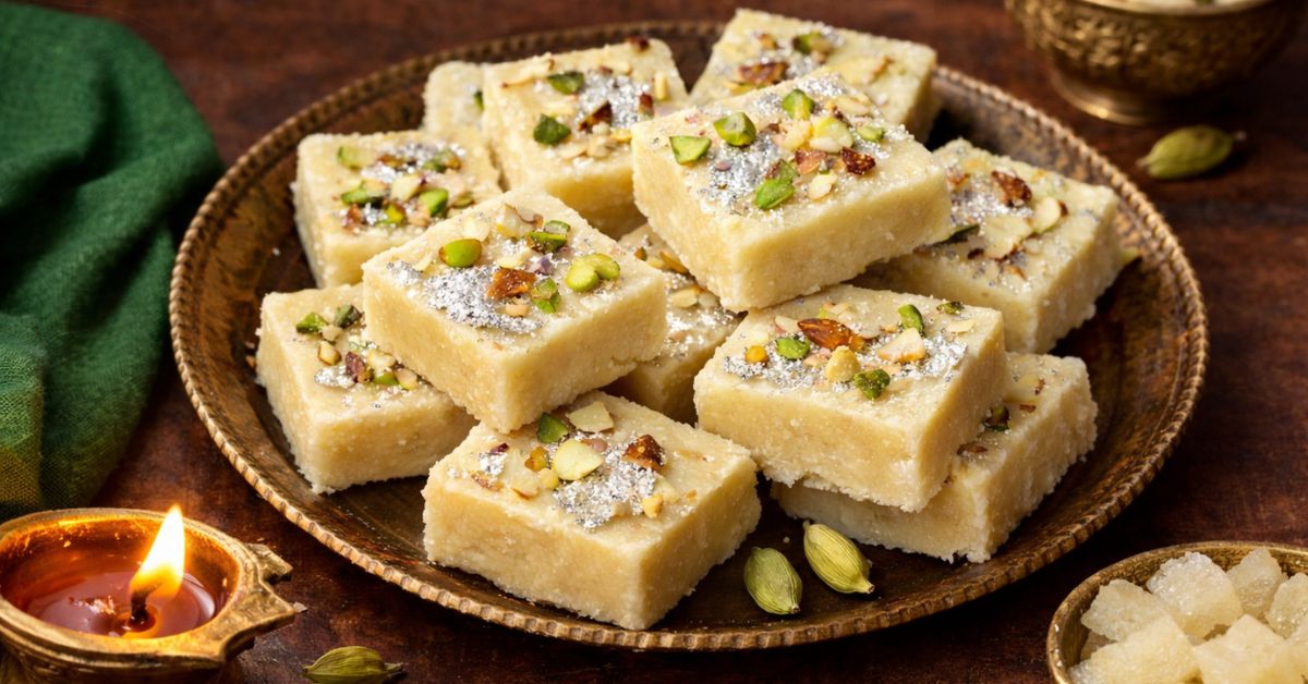 Best Homemade Burfi Recipe – Soft & Delicious Milk Barfi in 30 Minutes