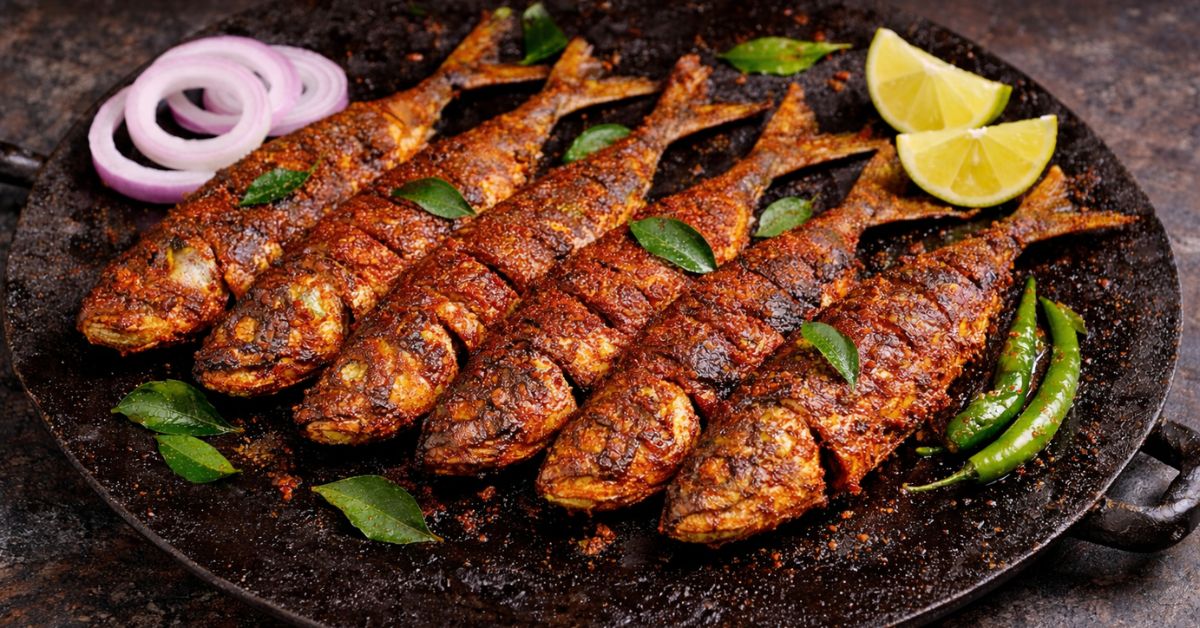 South Indian Mackerel Fish Fry Recipe – Homemade Tawa Bangude Fry